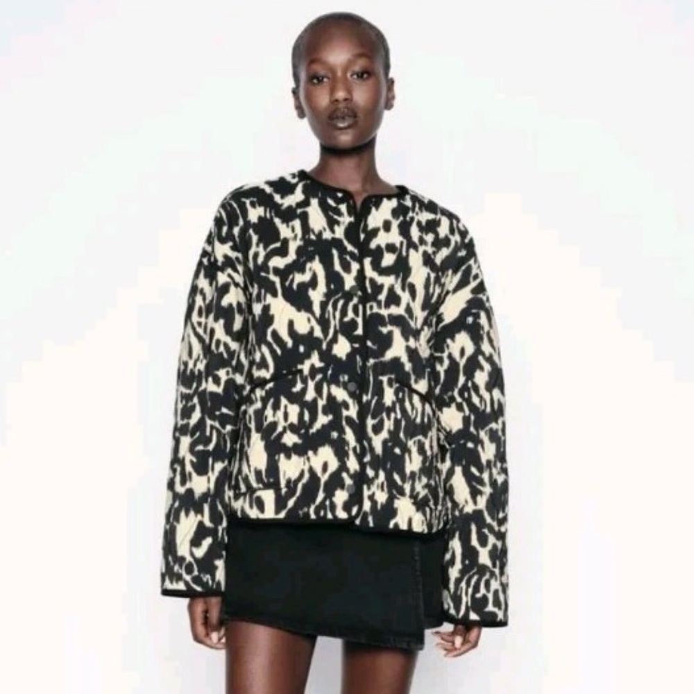 Cutie Zara Women's Black and Cream Jacket